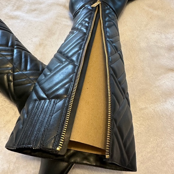 SOLD‼️Michael Kors Nadine Boot Quilted Nappa PU Size:7 Black - Picture 11 of 15
